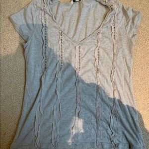 Banana Republic Gray Studded shirt